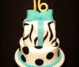 Zebra Cake for Sweet 16